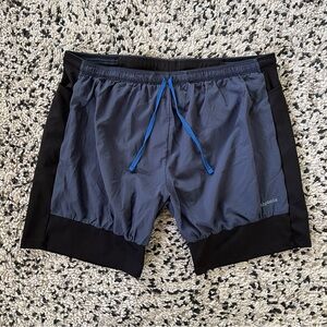 Patagonia | Shorts | Patagonia Endless Run Shorts Blue Black Trail